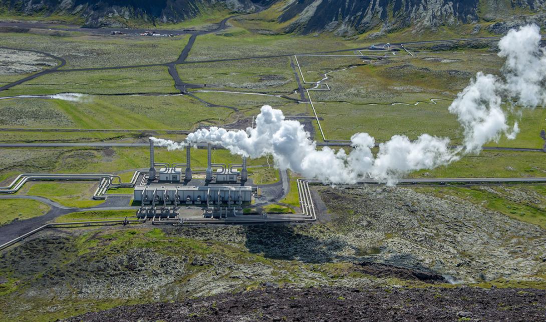 Elektrárna Nesjavellir je druhou největší geotermální elektrárnou na Islandu (Zdroj: © javarman / stock.adobe.com)