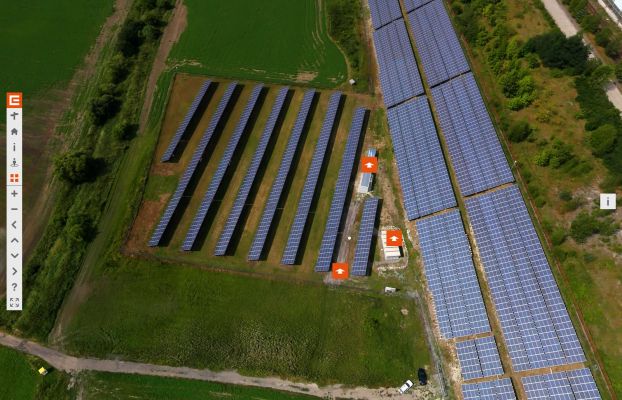 Projdi si fotovoltaickou elektrárnu Buštěhrad prostřednictvím virtuální prohlídky (Zdroj: ČEZ, a. s.)