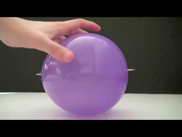 Balón propíchnutý špejlí